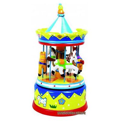 Ulysse Carrousel Musical Jaune - Cadeau pour Bébé - Publicité Ulysse Carrousel Musical Jaune - Cadeau pour Bébé - Publicité