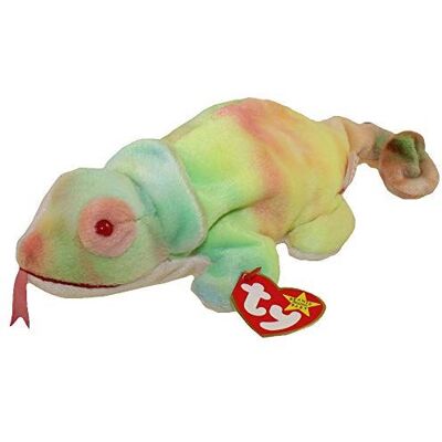 Ty Beanie Baby - Rainbow the Lizzard (October 14 1997) RETIRED - Publicité Ty Beanie Baby - Rainbow the Lizzard (October 14 1997) RETIRED - Publicité