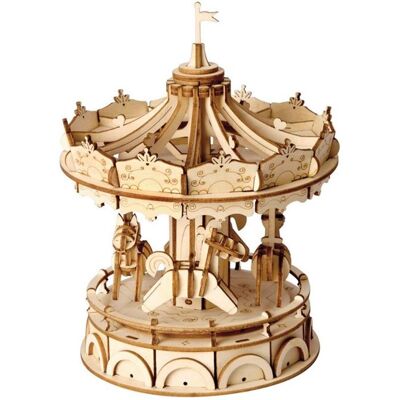 Maquette en bois Rolife Merry Go Round Bois - Publicité Maquette en bois Rolife Merry Go Round Bois - Publicité