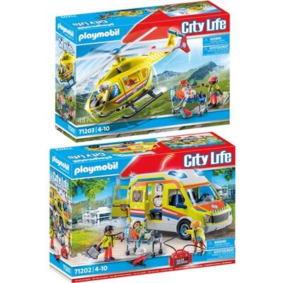 Non communiqué Set de 2 Playmobil - Publicité Non communiqué Set de 2 Playmobil - Publicité