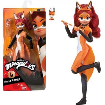Non communiqué Miraculous Ladybug Poupée mannequin 26 cm Rena BANDAI Orange Orange - Publicité Non communiqué Miraculous Ladybug Poupée mannequin 26 cm Rena BANDAI Orange Orange - Publicité