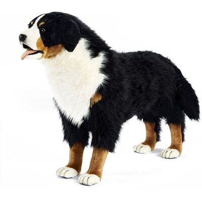 Hansa peluche Geante Bouvier Bernois 4 Pattes 125 cm L Marron - Publicité Hansa peluche Geante Bouvier Bernois 4 Pattes 125 cm L Marron - Publicité