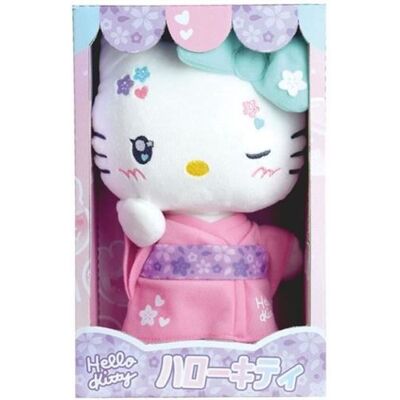 Non communiqué Hello Kitty Kimono Kawai Peluche 22 cm JEMINI Version kawai avec kimono et tongs. Ro Rose - Publicité Non communiqué Hello Kitty Kimono Kawai Peluche 22 cm JEMINI Version kawai avec kimono et tongs. Ro Rose - Publicité