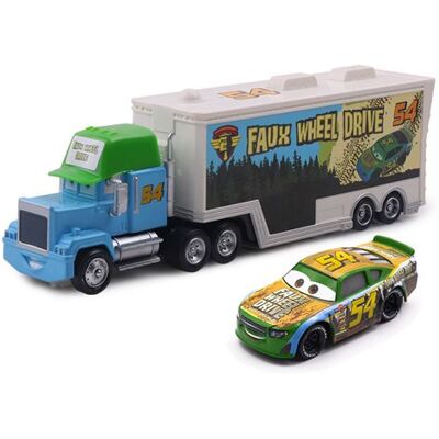 Non communiqué Camion Disney Pixar Mack-A34 avec 1 petit véhicule , 1:55 moulé , 21*6.5*4.5cm - Bleu/Blanc Bleu - Publicité Non communiqué Camion Disney Pixar Mack-A34 avec 1 petit véhicule , 1:55 moulé , 21*6.5*4.5cm - Bleu/Blanc Bleu - Publicité