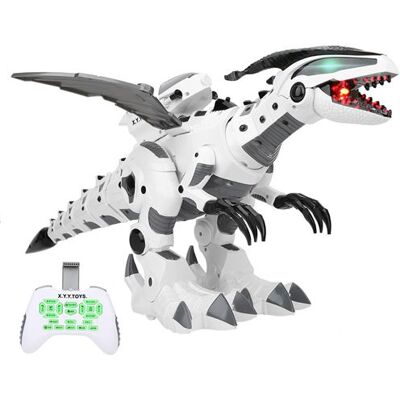 Générique Modèle de Dinosaure à Télécommande Jouet Robot RC - Blanc Blanc - Publicité Générique Modèle de Dinosaure à Télécommande Jouet Robot RC - Blanc Blanc - Publicité