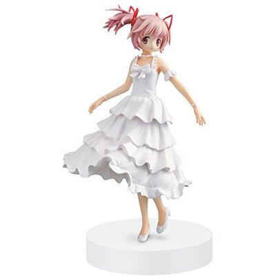 Figurine Madoka Kaname Banpresto - Robe Blanche Objet de Collection - Publicité Figurine Madoka Kaname Banpresto - Robe Blanche Objet de Collection - Publicité