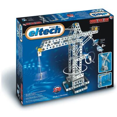 Kit de construction métallique Eitech - Pont-levage, 3+ modèles - Publicité Kit de construction métallique Eitech - Pont-levage, 3+ modèles - Publicité