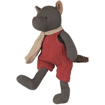 Non communiqué John le loup Peluche tricote Multicolore - Publicité Non communiqué John le loup Peluche tricote Multicolore - Publicité