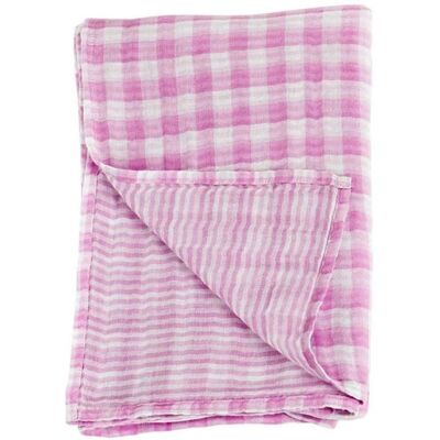 Doudou réversible rose en coton Lulujo - Soins du bébé - Publicité Doudou réversible rose en coton Lulujo - Soins du bébé - Publicité