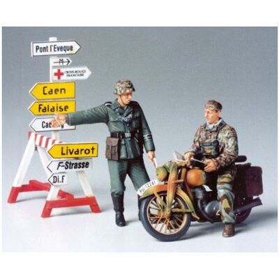 Tamiya 1/35 Kit de Modèle de Moto Allemande - Kit de Modèle - Publicité Tamiya 1/35 Kit de Modèle de Moto Allemande - Kit de Modèle - Publicité