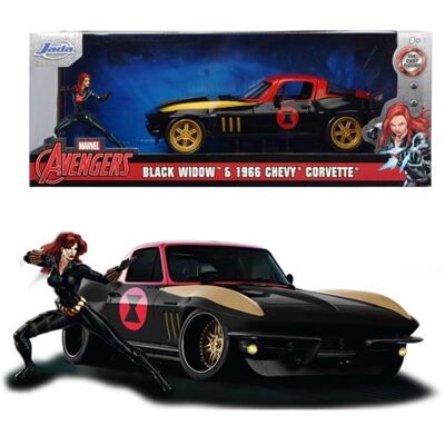 Non communiqué Figurine Marvel Black Widow 1966 Chevy 1:24 - Publicité Non communiqué Figurine Marvel Black Widow 1966 Chevy 1:24 - Publicité