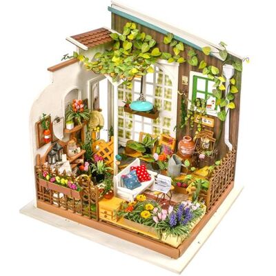 Maison aux Fleurs de Miller - Kit Maquette 1:24 Robotime - Publicité Maison aux Fleurs de Miller - Kit Maquette 1:24 Robotime - Publicité