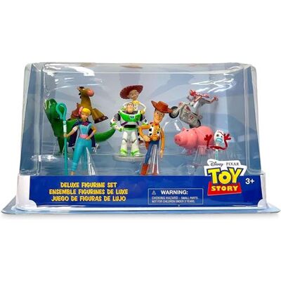 Non communiqué Coffret de 9 Figurines Toy story, Woody, Buzz l'Éclair, Jessie, La Bergère, Fourchette, Duke Caboom, Bayonne, Rex et Pile-Poil multicouleur - Publicité Non communiqué Coffret de 9 Figurines Toy story, Woody, Buzz l'Éclair, Jessie, La Bergère, Fourchette, Duke Caboom, Bayonne, Rex et Pile-Poil multicouleur - Publicité