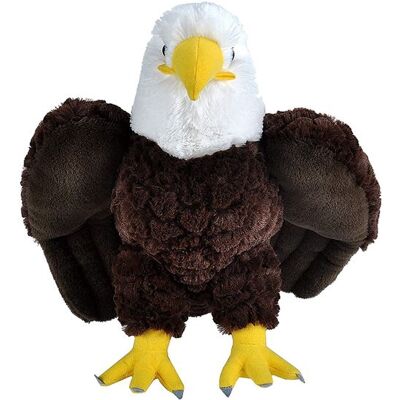Non communiqué peluche Aigle à tête Branche de 30 cm marron blanc Wild Republic - Publicité Non communiqué peluche Aigle à tête Branche de 30 cm marron blanc Wild Republic - Publicité