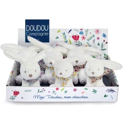 Doudou et compagnie Lapin en peluche 12cm - Jouet en peluche - Publicité Doudou et compagnie Lapin en peluche 12cm - Jouet en peluche - Publicité