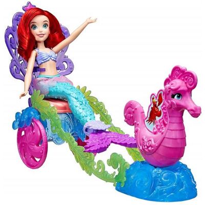 Disney Princesses Coffret disney princesse : ariel la petite sirene avec son hippo-carrosse - Publicité Disney Princesses Coffret disney princesse : ariel la petite sirene avec son hippo-carrosse - Publicité