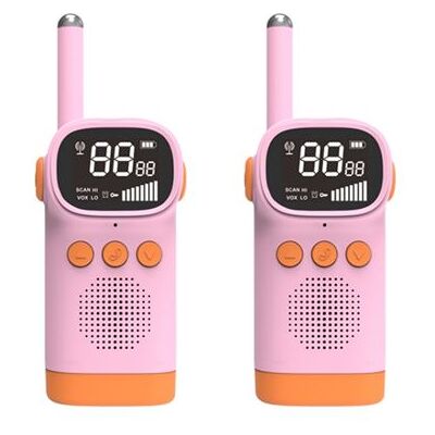 Non communiqué Talkie walkie D20 pour enfants Appel sans fil à distance parent enfant Téléphone jouet interactif Rose - Publicité Non communiqué Talkie walkie D20 pour enfants Appel sans fil à distance parent enfant Téléphone jouet interactif Rose - Publicité