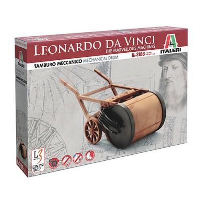 Italeri - Les machines merveilleuses de Leonard de Vinci - Tambour mécanique - Publicité Italeri - Les machines merveilleuses de Leonard de Vinci - Tambour mécanique - Publicité