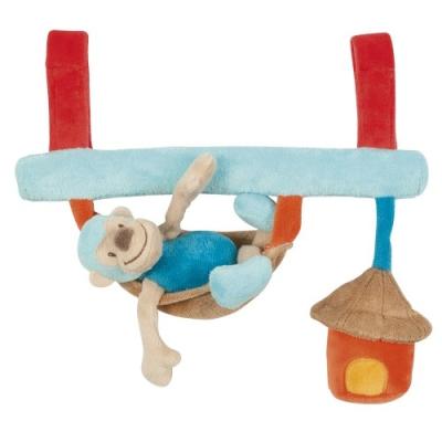 NATTOU - 413268 - DOUDOU - MAXI TOY SINGE - BLEU - Publicité NATTOU - 413268 - DOUDOU - MAXI TOY SINGE - BLEU - Publicité