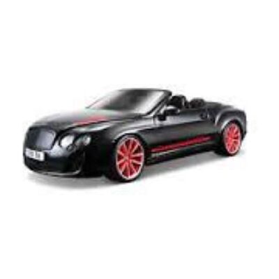 BBurago - Modèle réduit - Bentley Continental Supersports Convertible ISR - Echelle 1/18 : Noir Noir - Publicité BBurago - Modèle réduit - Bentley Continental Supersports Convertible ISR - Echelle 1/18 : Noir Noir - Publicité