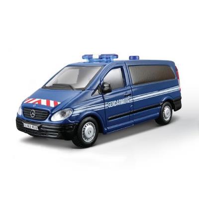 Modèle réduit - mercedes benz vito - collection emergency force - echelle 1/50 : gendarmerie bburago - Publicité Modèle réduit - mercedes benz vito - collection emergency force - echelle 1/50 : gendarmerie bburago - Publicité