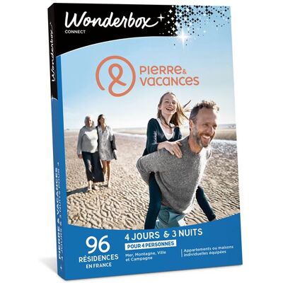Coffret cadeau Wbx Connect Pierre & Vacances Escapade en Famille - Publicité Coffret cadeau Wbx Connect Pierre & Vacances Escapade en Famille - Publicité
