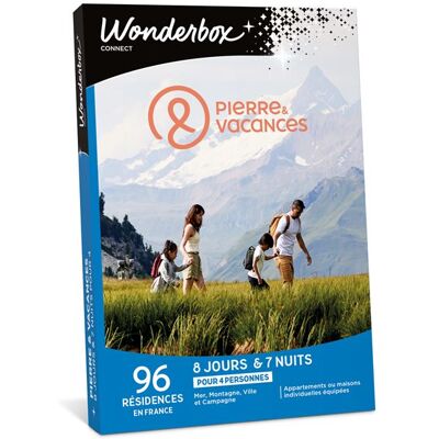 Coffret cadeauWbx Connect Pierre & Vacances Semaine en Famille - Publicité Coffret cadeauWbx Connect Pierre & Vacances Semaine en Famille - Publicité