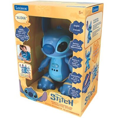 Robot éducatif télécommandé interactif bilingue Lexibook Stitch Multicolore - Publicité Robot éducatif télécommandé interactif bilingue Lexibook Stitch Multicolore - Publicité