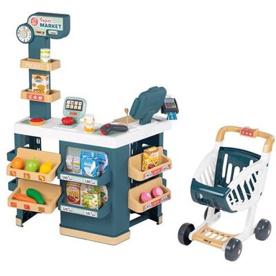 Smoby Modèle 7600350239 - Supermarché en Jouet avec Accessoires - Publicité Smoby Modèle 7600350239 - Supermarché en Jouet avec Accessoires - Publicité