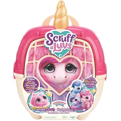 Peluche Scruff a Luvs Boule de Poils Licorne Multicolore - Publicité Peluche Scruff a Luvs Boule de Poils Licorne Multicolore - Publicité