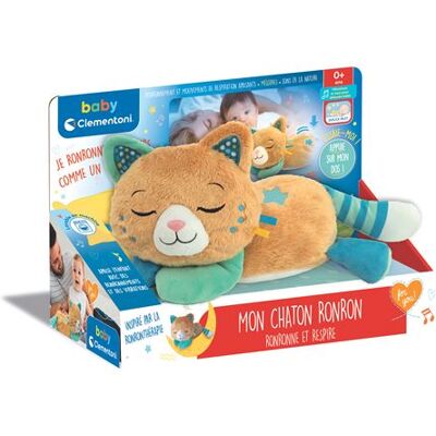 Peluche interactive Clementoni Mon Chaton Ronron Ronronne et respire Multicolore - Publicité Peluche interactive Clementoni Mon Chaton Ronron Ronronne et respire Multicolore - Publicité