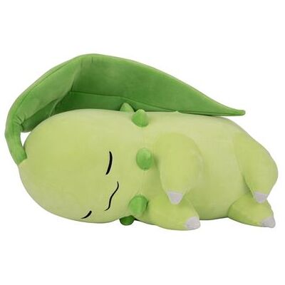 Pokemon Poupée Pokémon Sleeping Chikorita Vert Vert - Publicité Pokemon Poupée Pokémon Sleeping Chikorita Vert Vert - Publicité