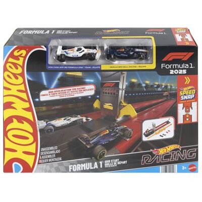 Circuit Hot Wheels Piste grille de départ F1 Multicolore - Publicité Circuit Hot Wheels Piste grille de départ F1 Multicolore - Publicité