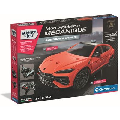 Jeu de construction Clementoni Mon Atelier de Mécanique Lamborghini Urus SE Multicolore - Publicité Jeu de construction Clementoni Mon Atelier de Mécanique Lamborghini Urus SE Multicolore - Publicité