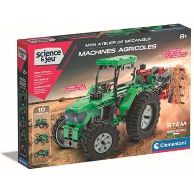Jeu de construction Clementoni Machines agricoles - Publicité Jeu de construction Clementoni Machines agricoles - Publicité