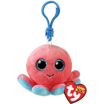 Peluche Ty Beanie Boo’s Clip Sheldon La Pieuvre - Publicité Peluche Ty Beanie Boo’s Clip Sheldon La Pieuvre - Publicité