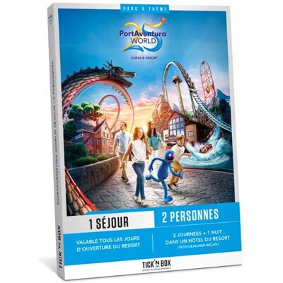 Coffret cadeau Wbx Connect Port Aventura - Publicité Coffret cadeau Wbx Connect Port Aventura - Publicité