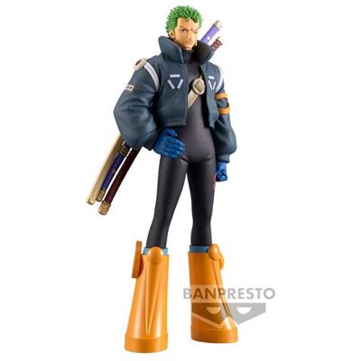 Figurine Banpresto One Piece DFX The Grandline Series Egghead Roronoa - Publicité Figurine Banpresto One Piece DFX The Grandline Series Egghead Roronoa - Publicité