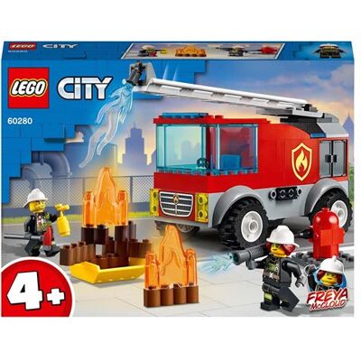 Camion de Pompiers LEGO City avec Échelle - Jouet pour Enfants 4+ - - Publicité Camion de Pompiers LEGO City avec Échelle - Jouet pour Enfants 4+ - - Publicité