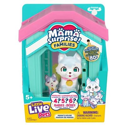 Peluches interactives Little Live Pets Maman et Bébés Mama Surprise Families Modèle aléatoire Multicolore - Publicité Peluches interactives Little Live Pets Maman et Bébés Mama Surprise Families Modèle aléatoire Multicolore - Publicité