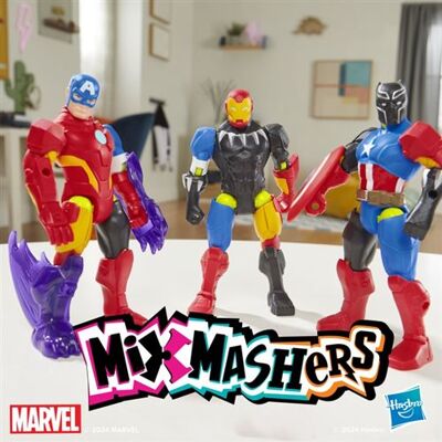 Figurine Avengers MixMashers Basique Modèle aléatoire Multicolore - Publicité Figurine Avengers MixMashers Basique Modèle aléatoire Multicolore - Publicité