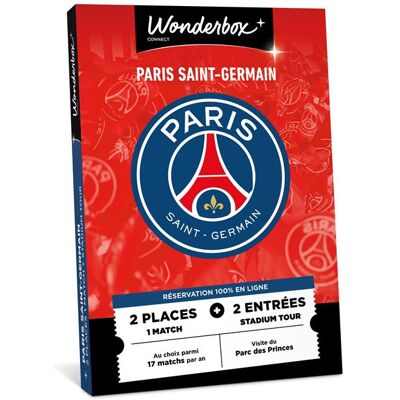 Coffret cadeau Wbx Connect PSG Expérience - Publicité Coffret cadeau Wbx Connect PSG Expérience - Publicité