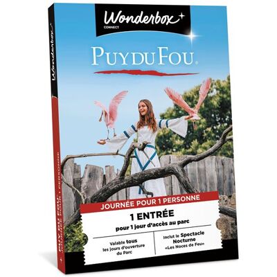 Coffret cadeau Connect Puy du Fou 1 Entrée 1 Personne - Publicité Coffret cadeau Connect Puy du Fou 1 Entrée 1 Personne - Publicité