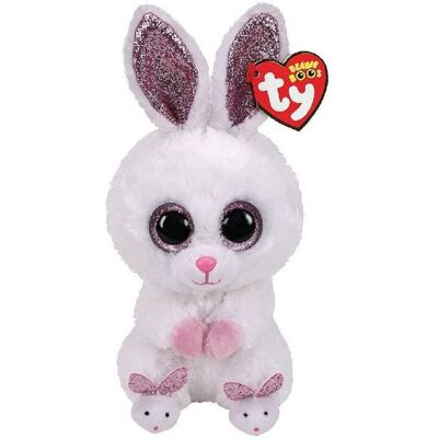 Peluche Ty Beanie Boo Slippers le lapin 15 cm - Publicité Peluche Ty Beanie Boo Slippers le lapin 15 cm - Publicité