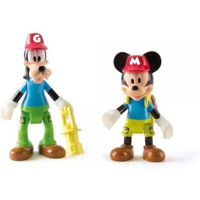 Pack de 2 figurines Mickey et Dingo à l'aventure Disney - Publicité Pack de 2 figurines Mickey et Dingo à l'aventure Disney - Publicité