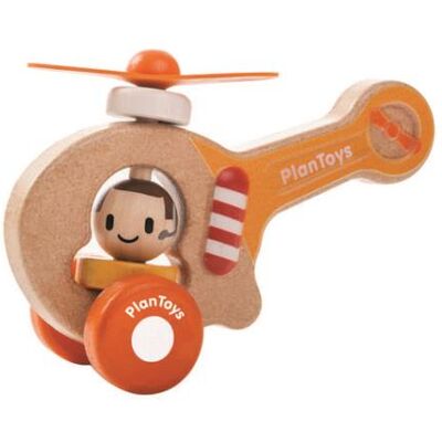 Plantoys - Hélicoptère en bois - Jouet écologique 'PlanWood' - Jouet - Publicité Plantoys - Hélicoptère en bois - Jouet écologique 'PlanWood' - Jouet - Publicité