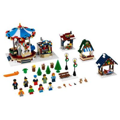 Lego 10235 Marché d'Hiver - Kit de Construction - Publicité Lego 10235 Marché d'Hiver - Kit de Construction - Publicité