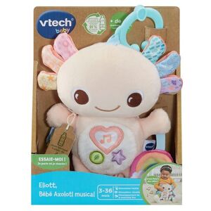 Jouet musical d'éveil Vtech Baby Eliott, bébé axolotl musical Multicolore - Publicité Jouet musical d'éveil Vtech Baby Eliott, bébé axolotl musical Multicolore - Publicité