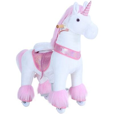 Ponycycle Licorne Rose - Petit Véhicule pour 3-5 Ans - Publicité Ponycycle Licorne Rose - Petit Véhicule pour 3-5 Ans - Publicité