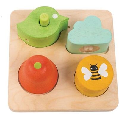Jeu Éducatif TENDER LEAF TOYS - Bois - Bleu - 14 x 14 x 4 cm - Publicité Jeu Éducatif TENDER LEAF TOYS - Bois - Bleu - 14 x 14 x 4 cm - Publicité